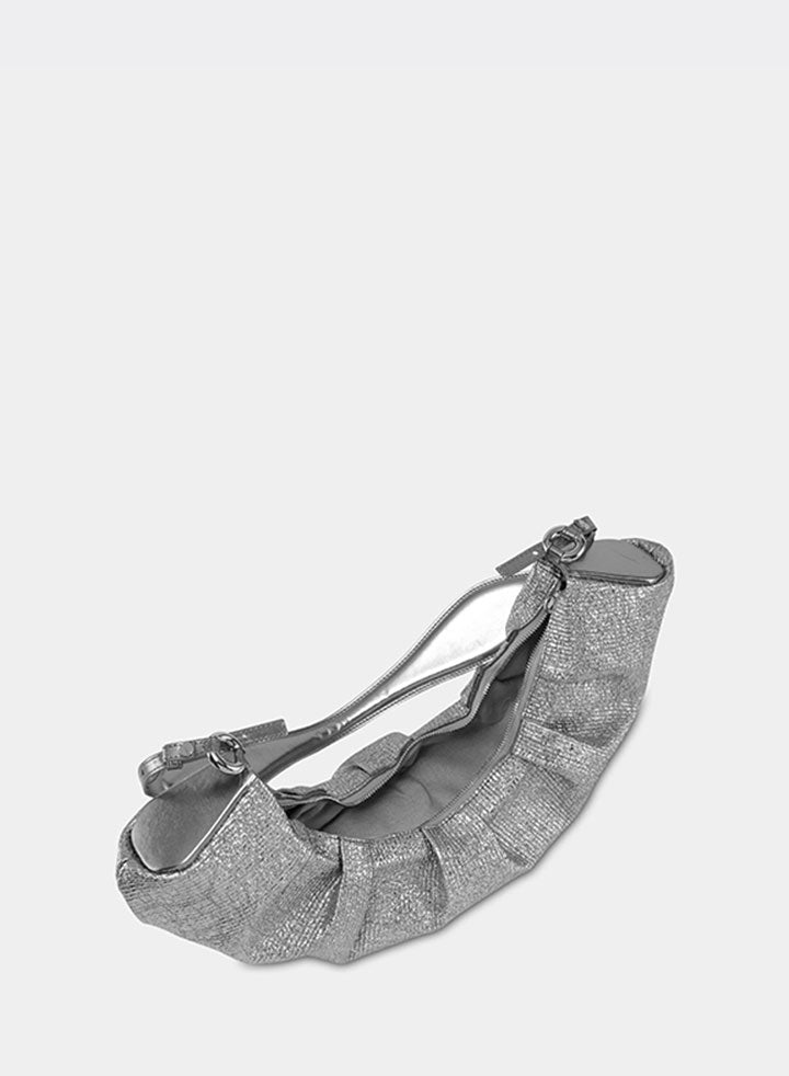 Themoirè CRISALI CRUMPLED LAMINATED SILVER 2025