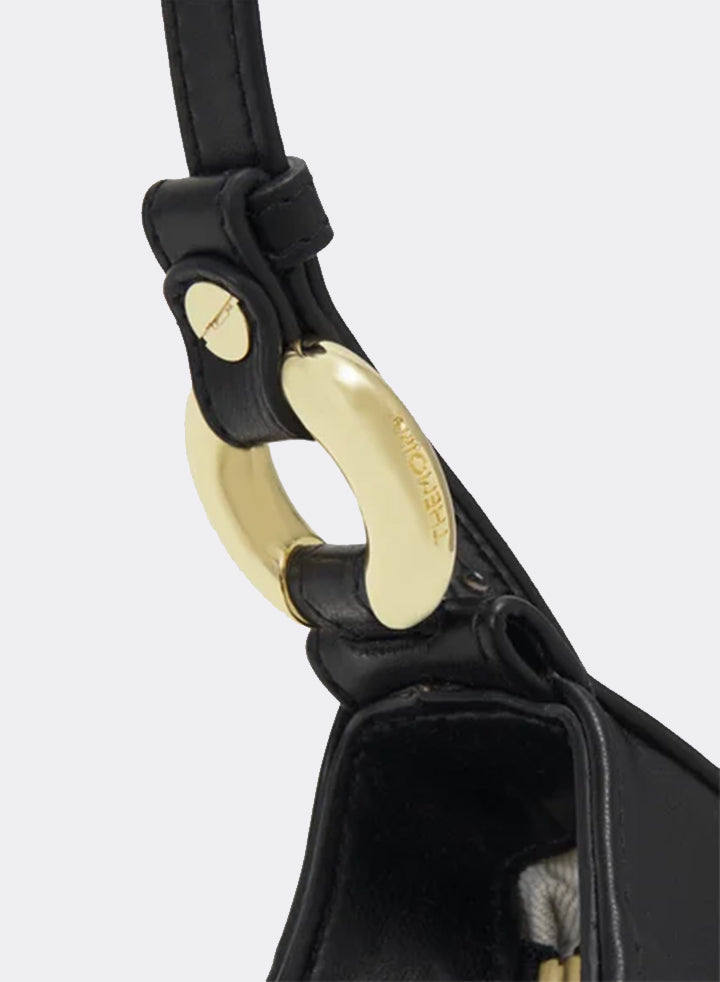 Themoirè MIMESI VEGAN FABRIC BLACK Negozi Online