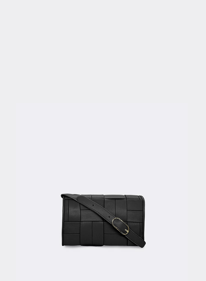 Themoirè FERONIA FLAT WEAVED BLACK