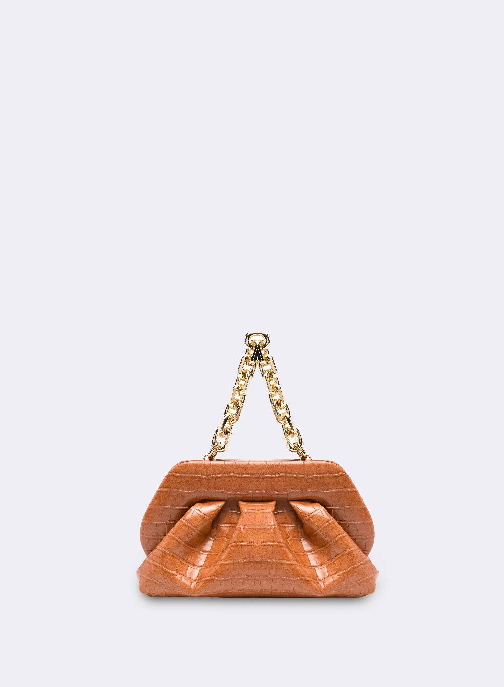 Themoirè TIA CROCO CARAMEL
