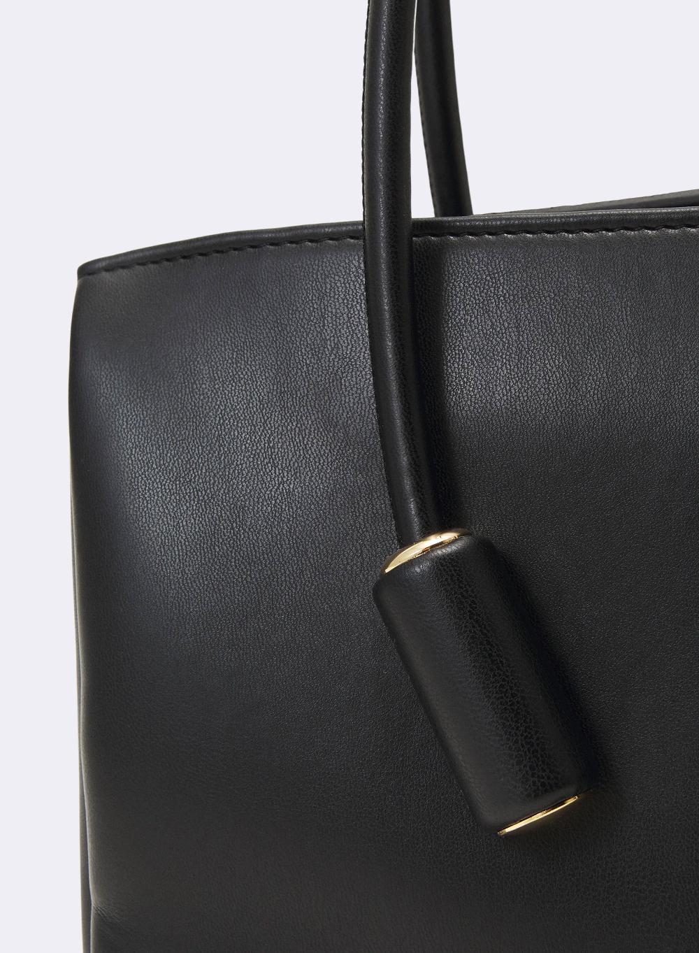Themoirè LEILA VEGAN FABRIC BLACK In Linea