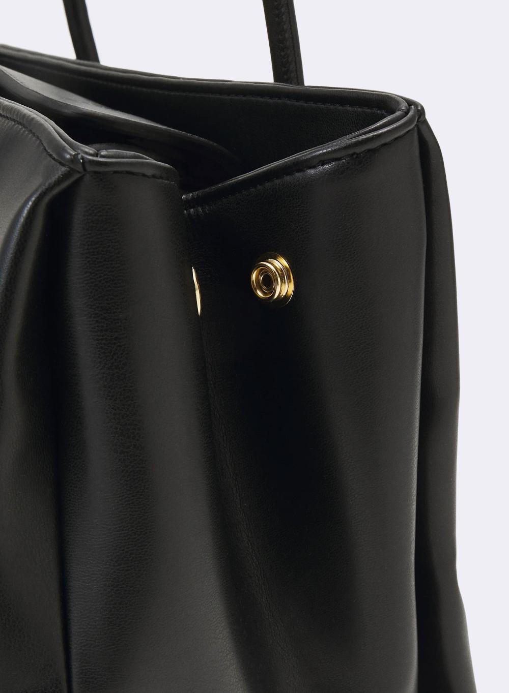 Themoirè LEILA VEGAN FABRIC BLACK In Linea
