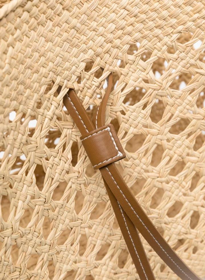 Themoirè PHOEBE OPEN STRAW NATURAL Qualità Garantita