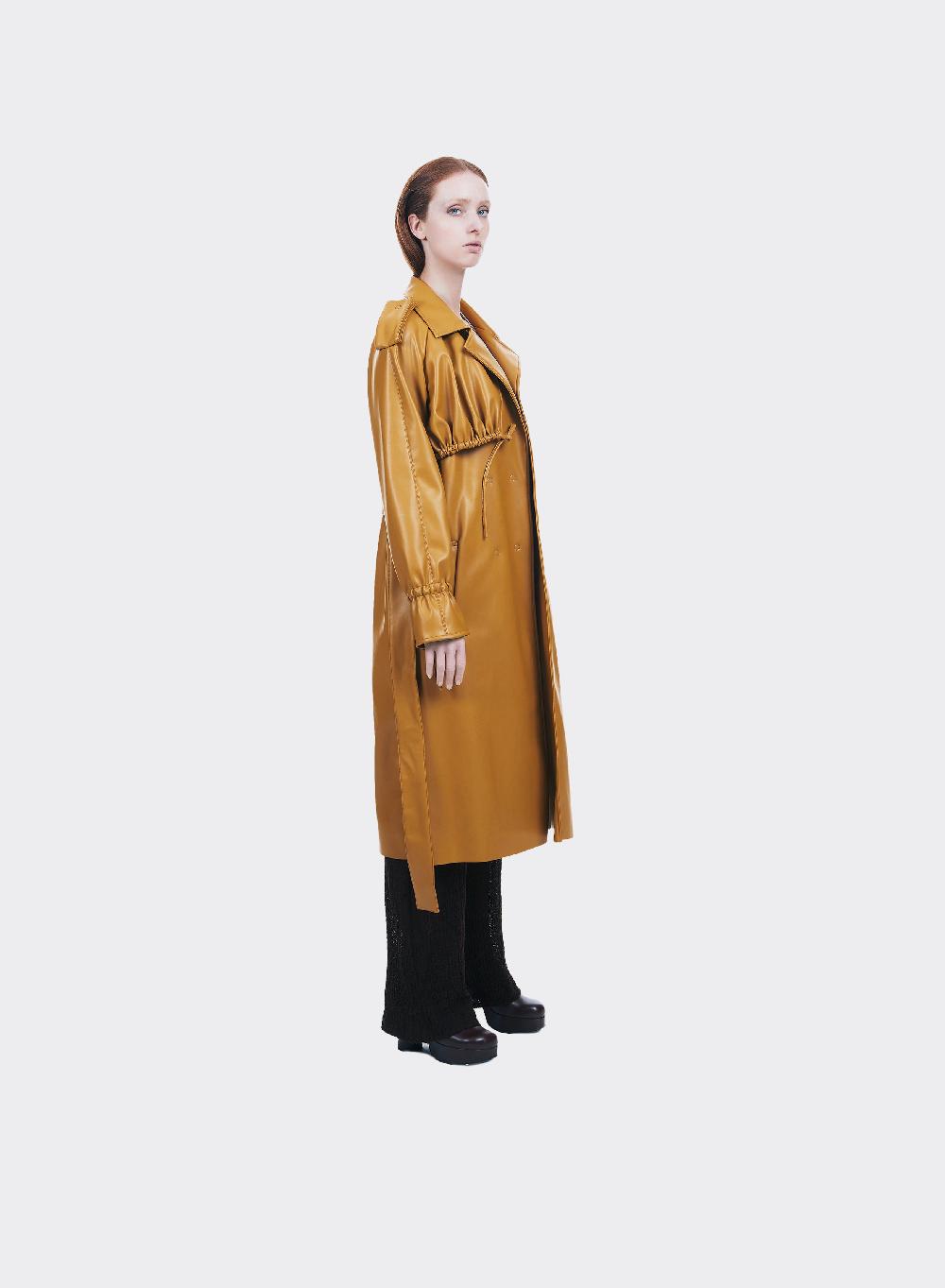 Themoirè TRENCH VEGAN OCHRE Soddisfazione Garantita