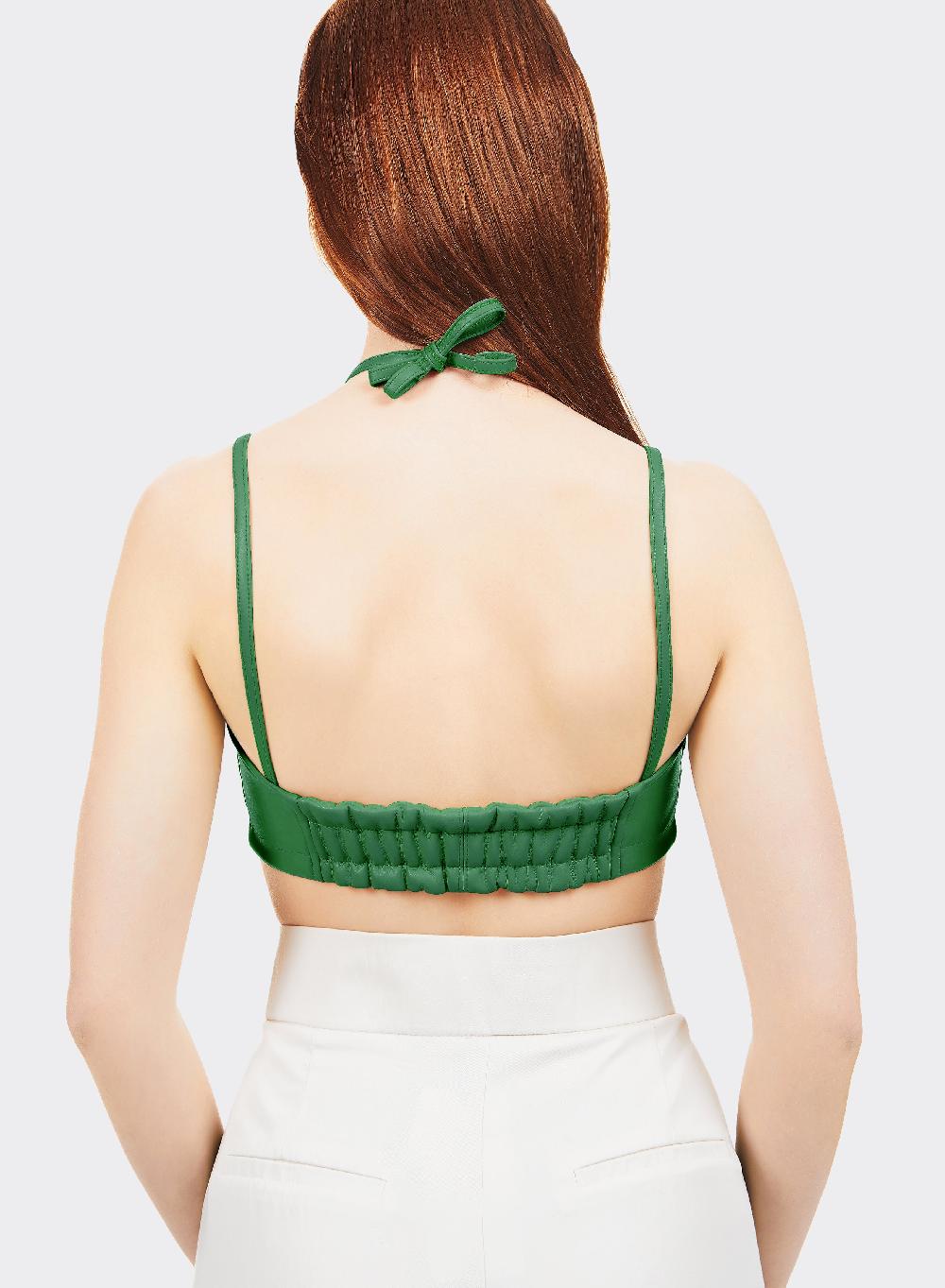 Themoirè BRALETTE VEGAN FABRIC GRASS Consegna Veloce
