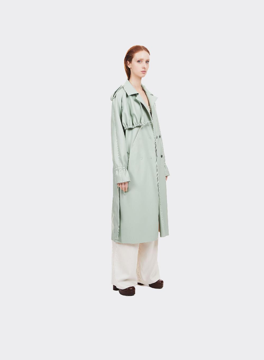 Themoirè TRENCH VEGAN MINT Fino Al -60%