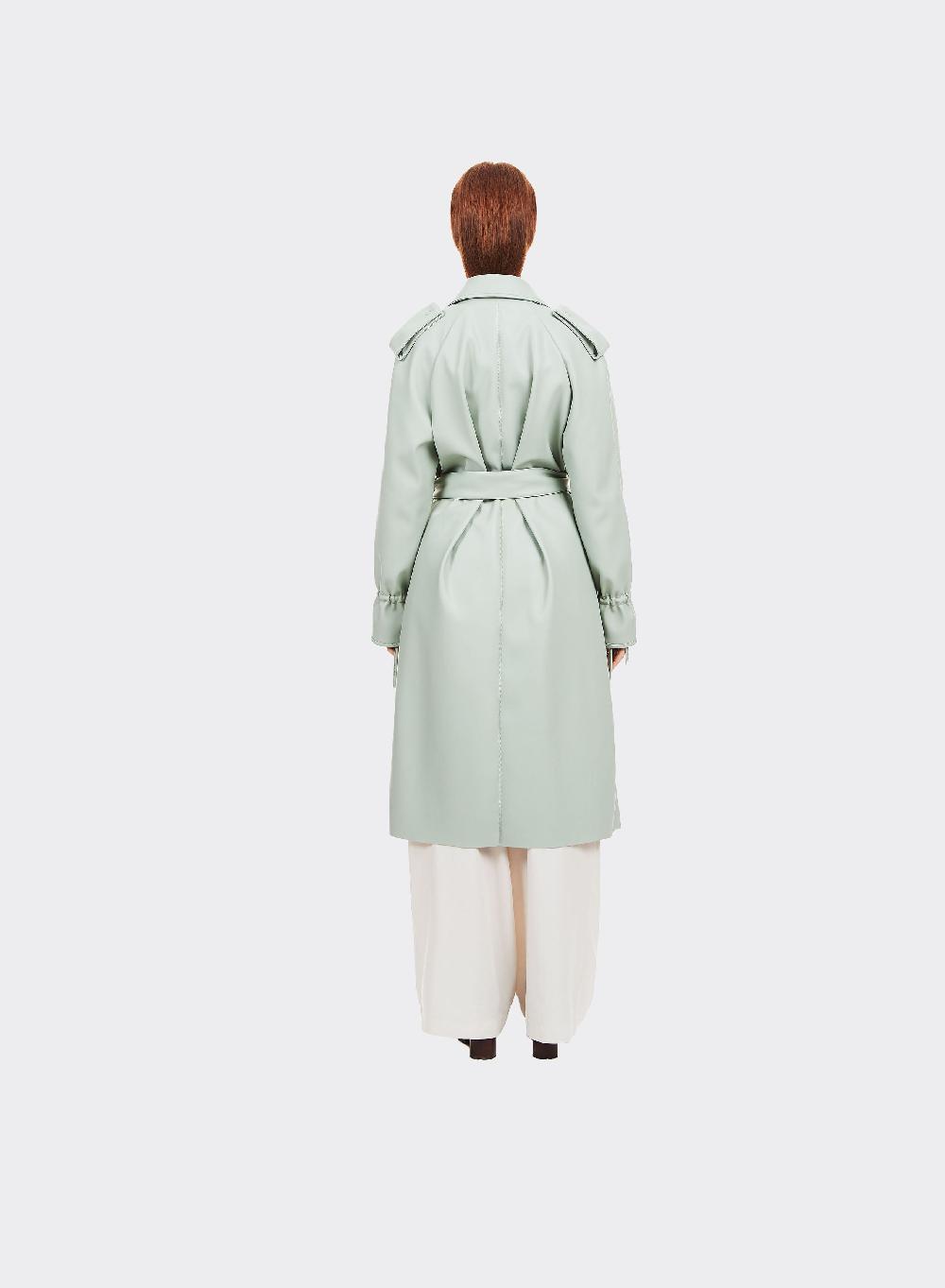 Themoirè TRENCH VEGAN MINT Fino Al -60%