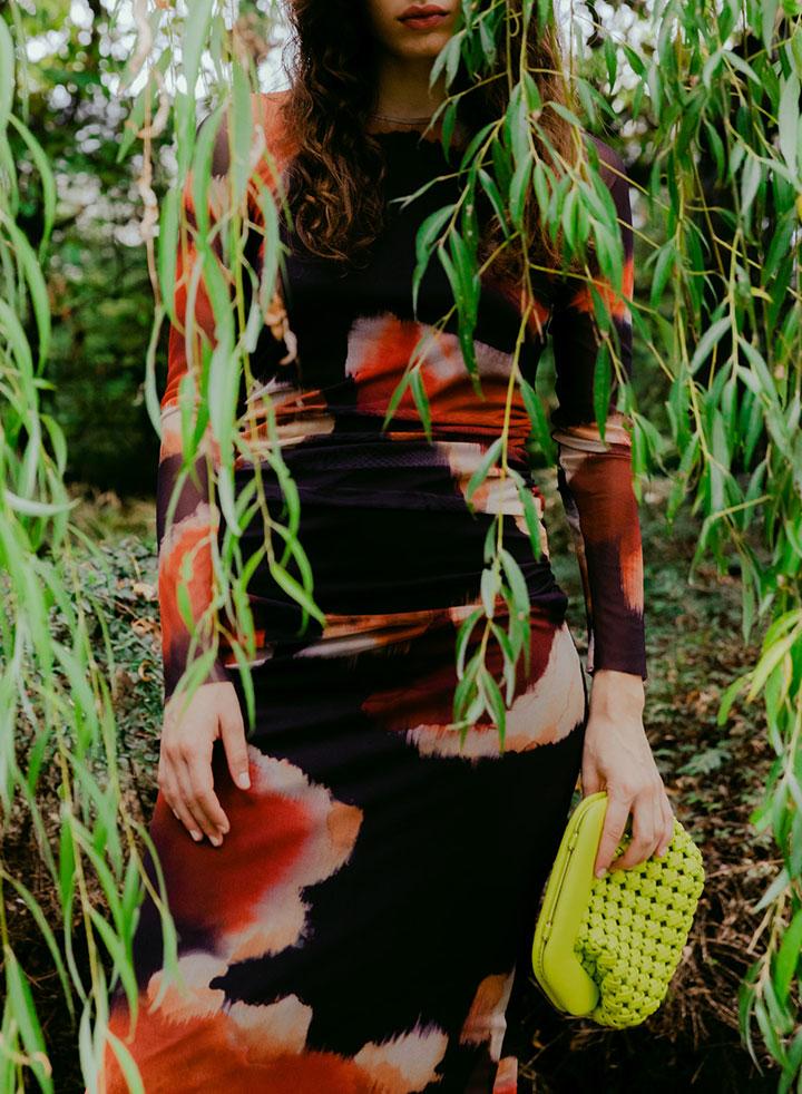 Themoirè GEA KNOTS FOLIAGE In Vendita