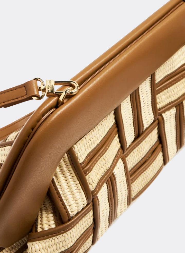 Themoirè BIOS WEAVED STRAW SHELL / CARAMEL Italy