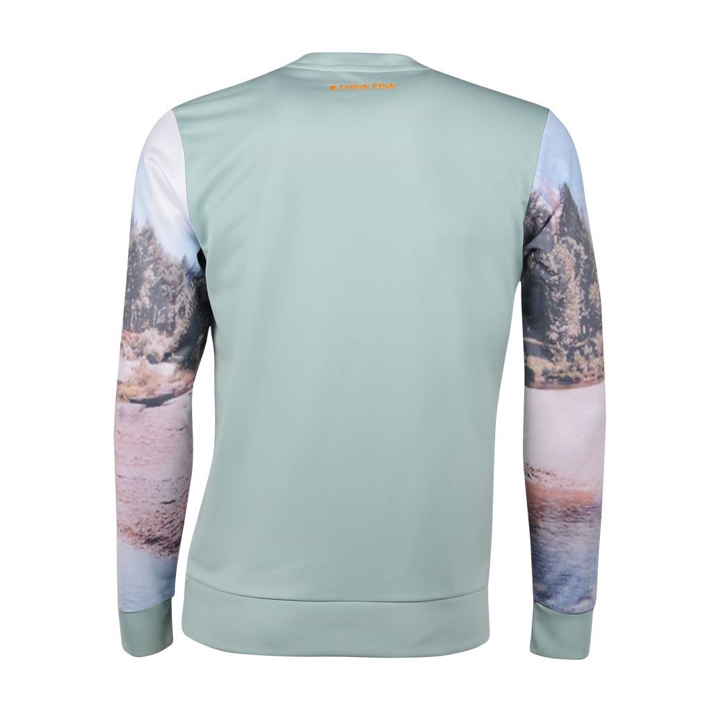 Think Pink Felpa Uomo Girocollo ss1802 Spedizione gratuita