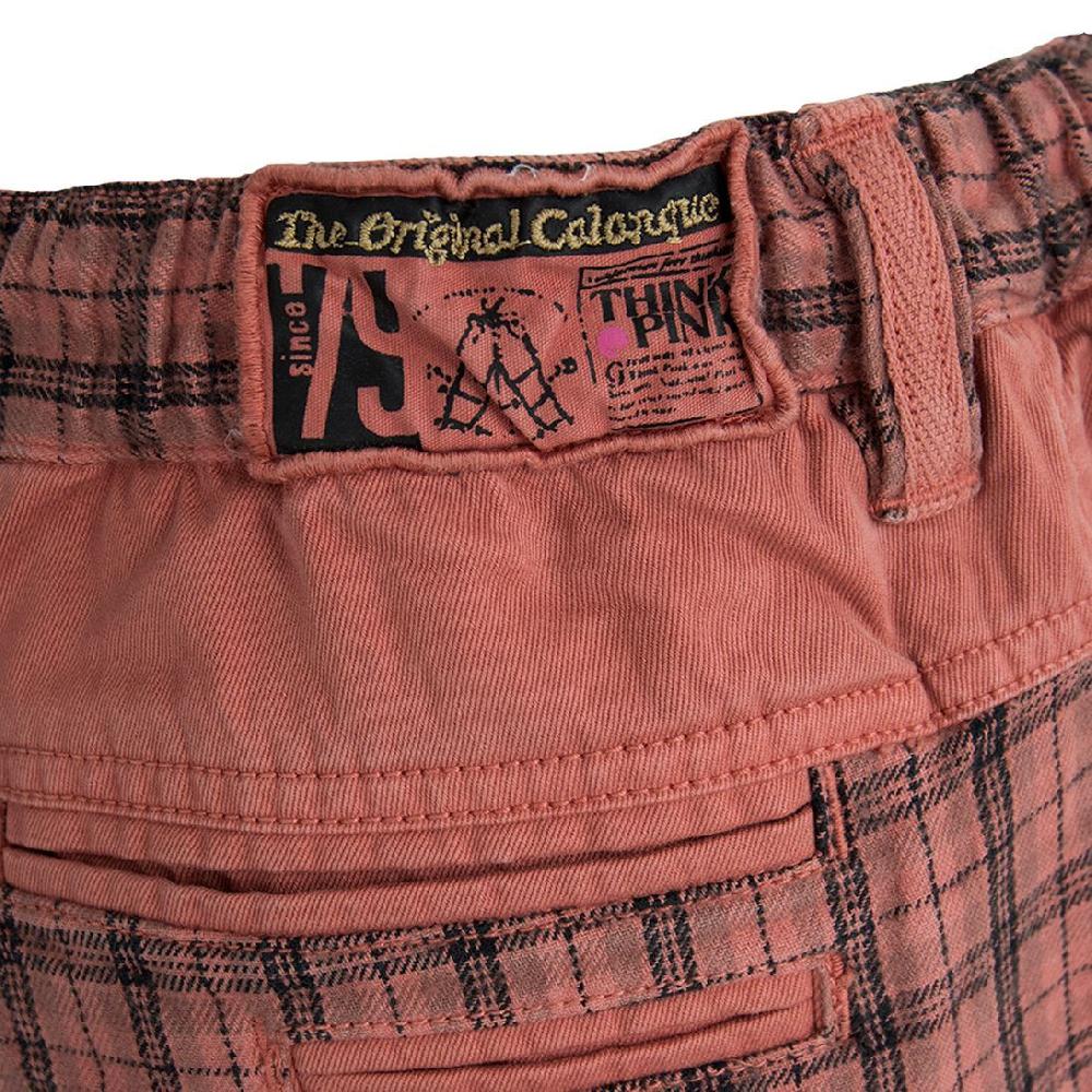 Think Pink Calanque Donna a Quadri fw1608 Vendita Calda