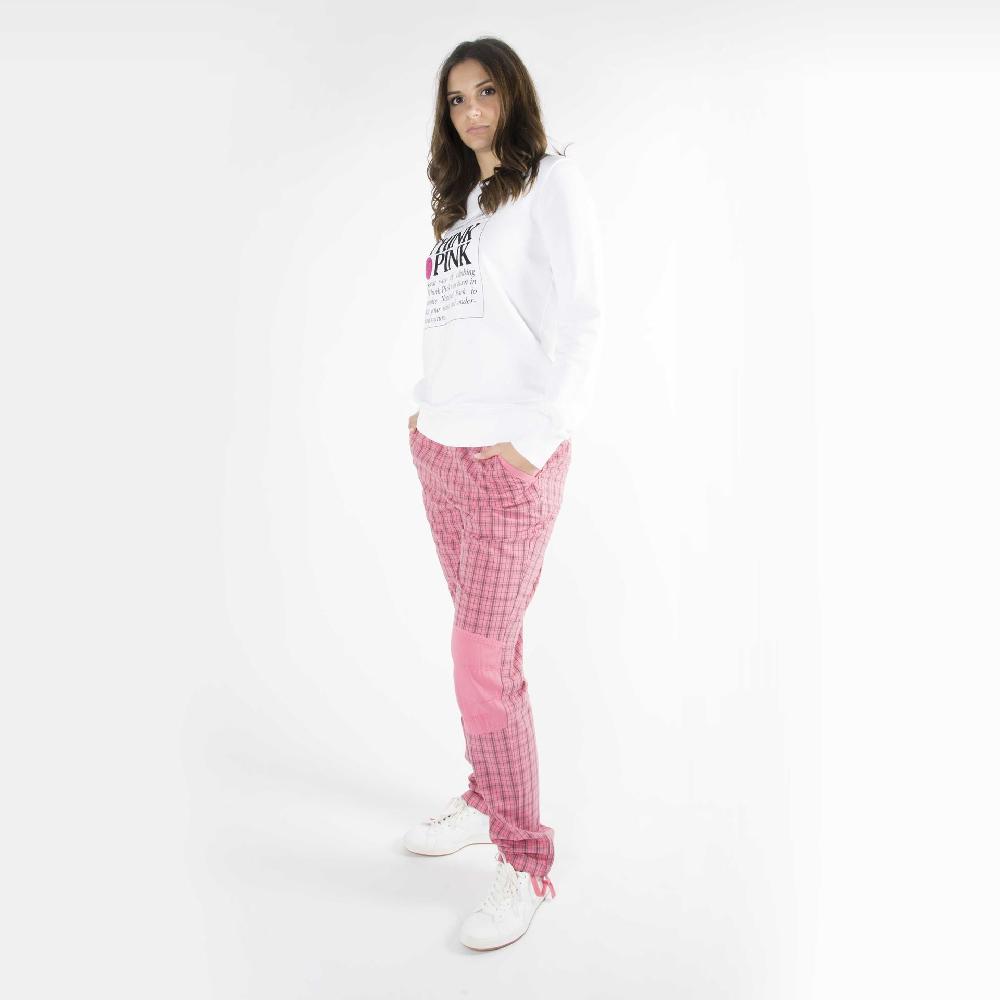 Think Pink Felpa Donna Girocollo ss2000 Moda