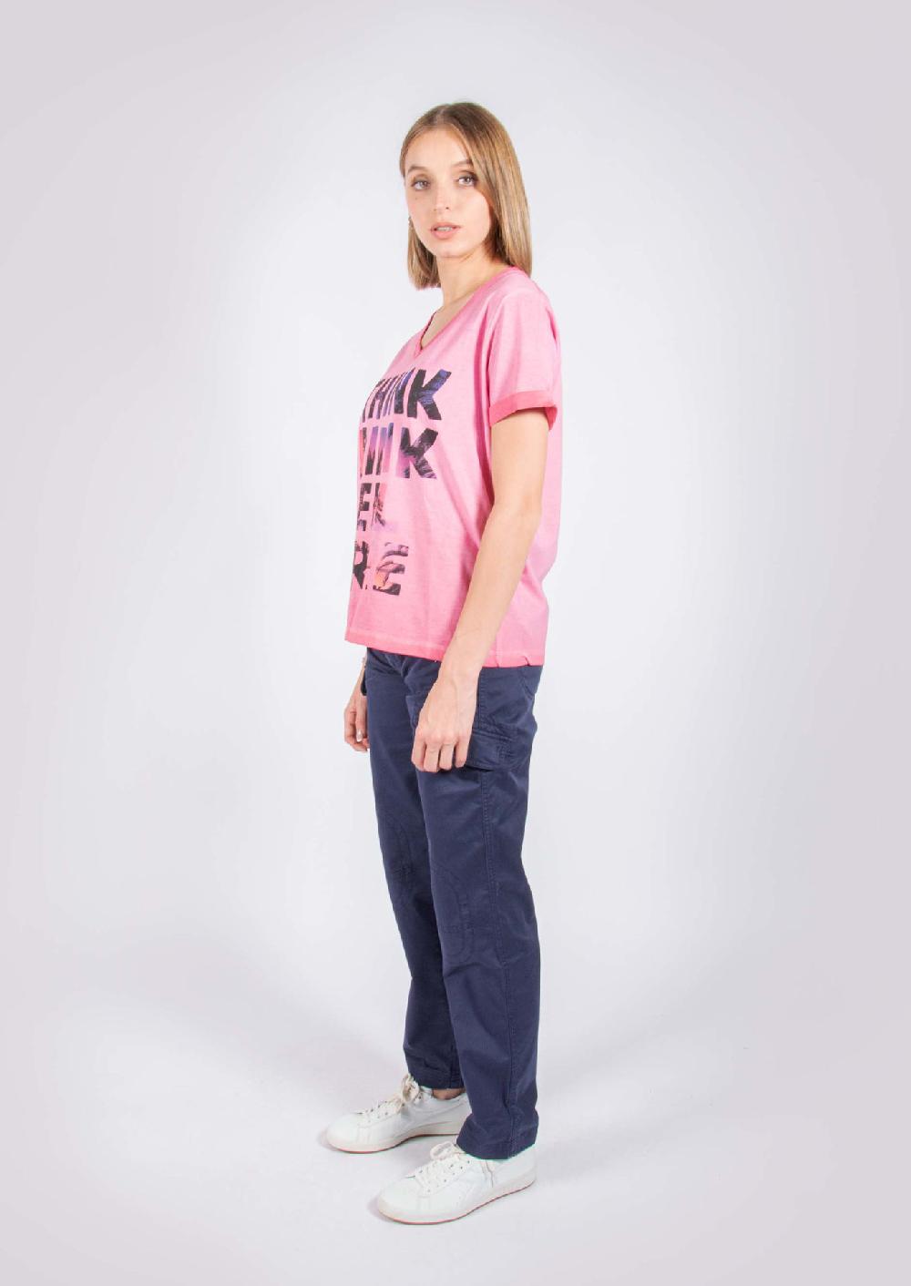 Think Pink T-Shirt donna manica corta ss1910 Soddisfazione Garantita