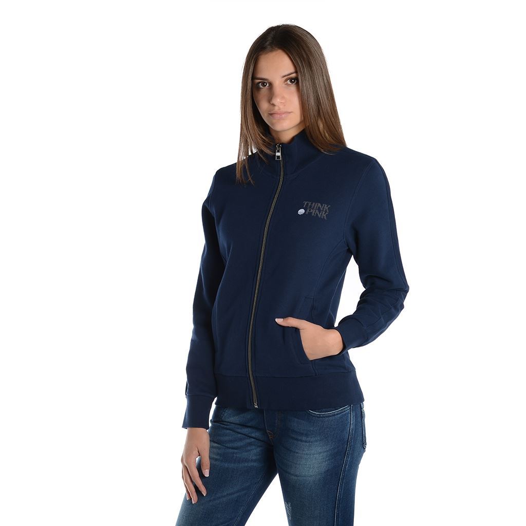 Think Pink Felpa Donna Zip fw1810 Prezzo Ridotto