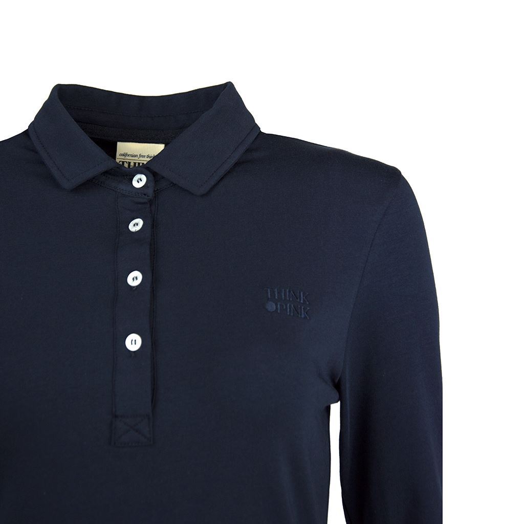 Think Pink Polo Donna Jersey fw1700 Offerta