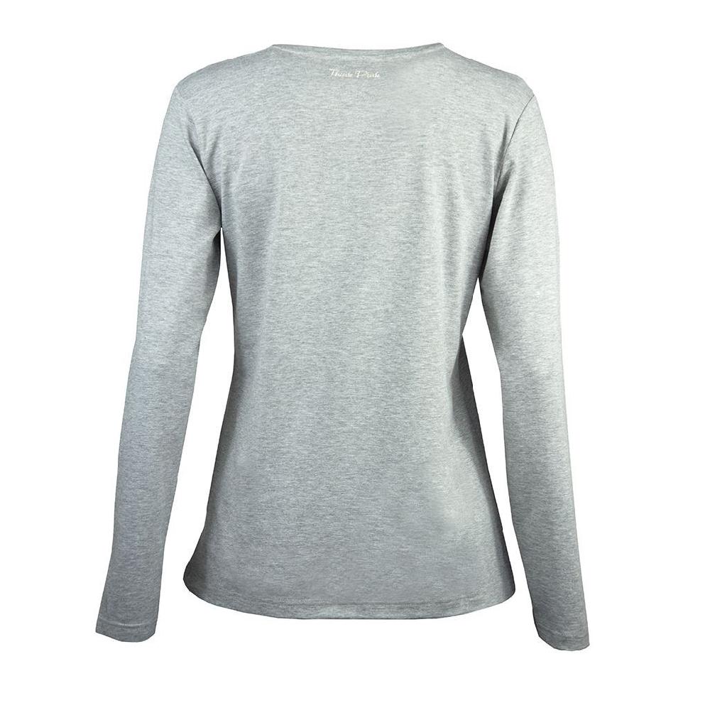 Think Pink T-shirt Donna Manica Lunga fw1701 Online