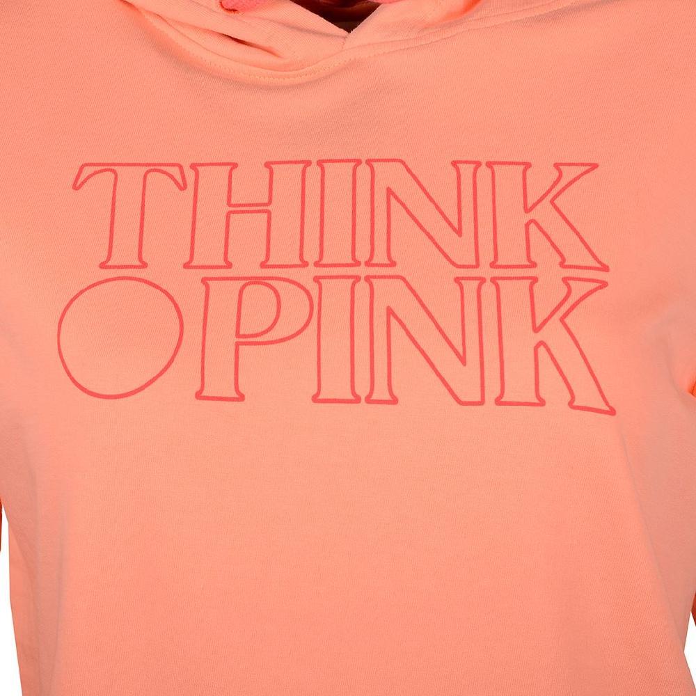 Think Pink Felpa Donna con Cappuccio ss1801 In Vendita