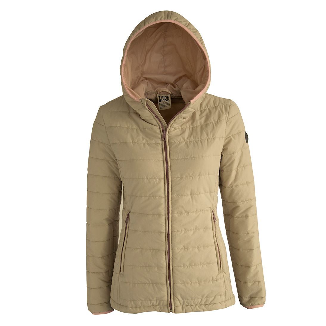 Think Pink Giubbino Donna con Cappuccio fw1600 Vendita