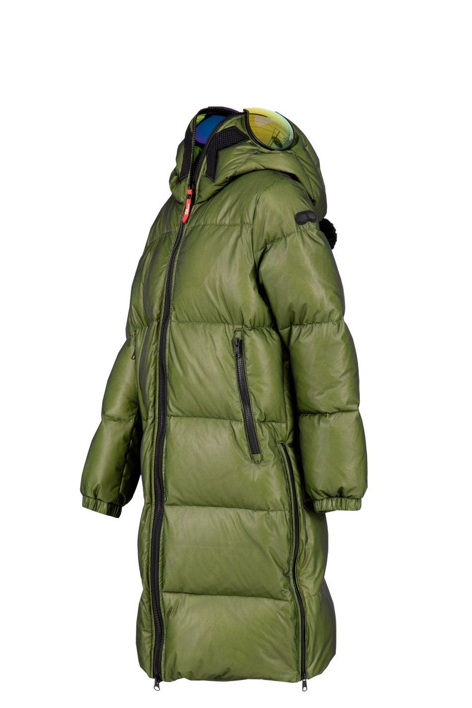 Ai-Riders Piumino Lungo Unisex in Nylon con Stampa e Spacchi Zippati Unisex CX503RTMBT3 | Ai-Riders I Più Venduti