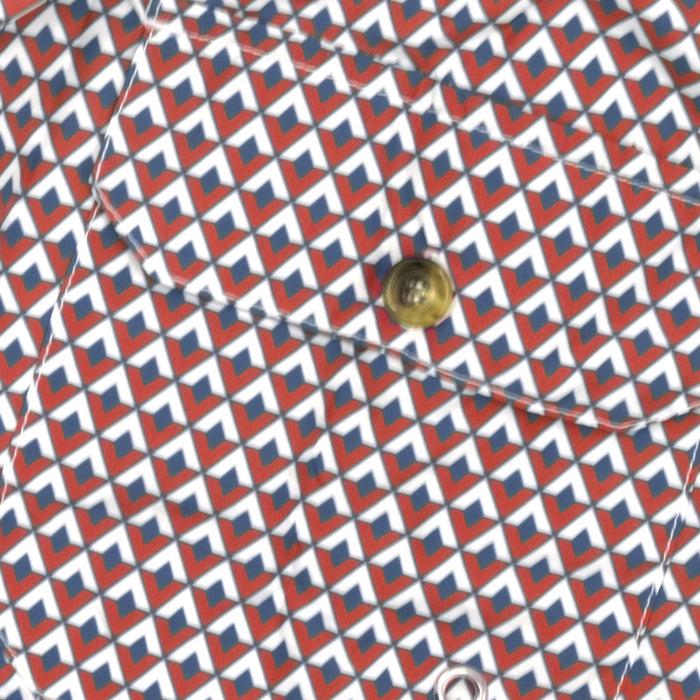 Ulturale Costume con pattern rombi rosso bianco e blu – Ulturale In Linea