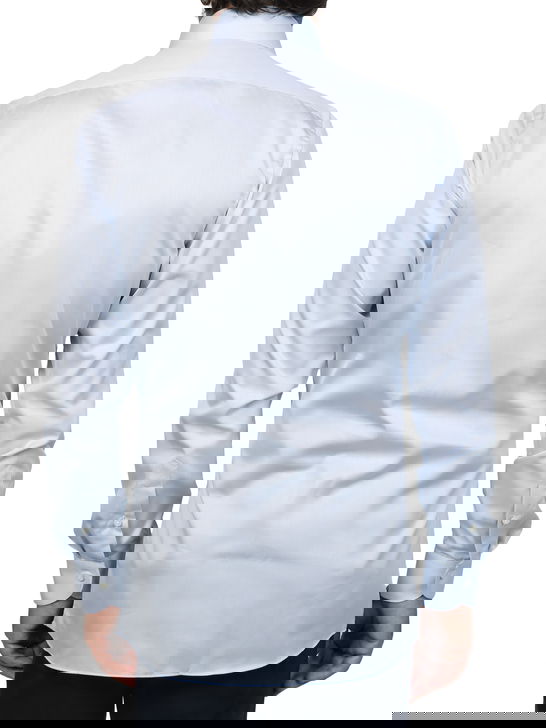 ﻿Xacus Camicia Xacus Tessuto Thomas Mason Celeste Affare Del Giorno