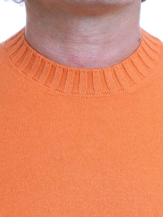 Magazzino Ricambi Felpa Magazzino Ricambi Cashmere Infeltrito Arancione Presa