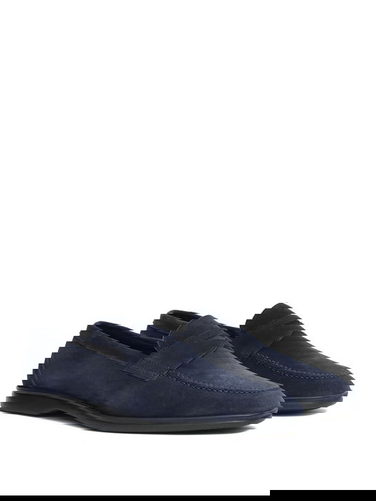 Berwick 1707 Mocassini Berwick 1707 Scamosciato Blu Qualità