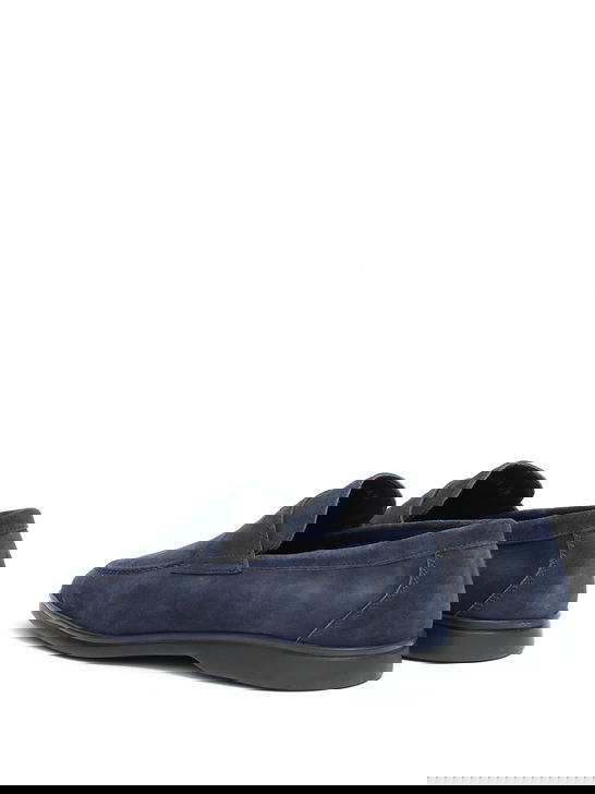Berwick 1707 Mocassini Berwick 1707 Scamosciato Blu Qualità
