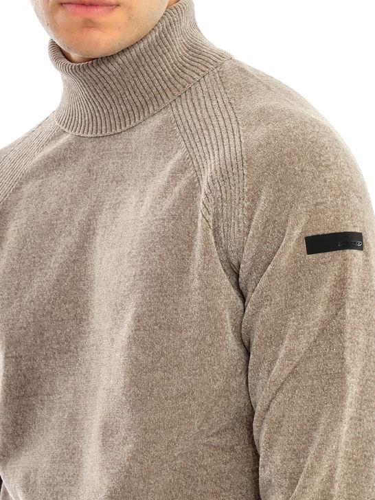 Rrd Maglia RRD Velvet Turtlenck Beige In Saldo