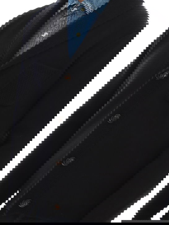 Rakki Cardigan Rakkì Sciallato Nero Promozione