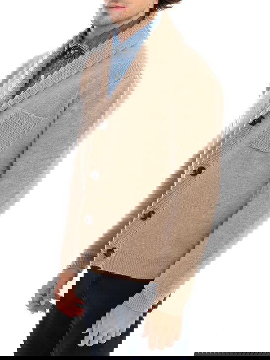 Rakki Cardigan Rakkì Sciallato Beige Spedizione Gratuita