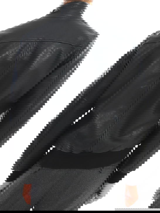 Proleather Giubbino Proleather Pelle Nero Presa