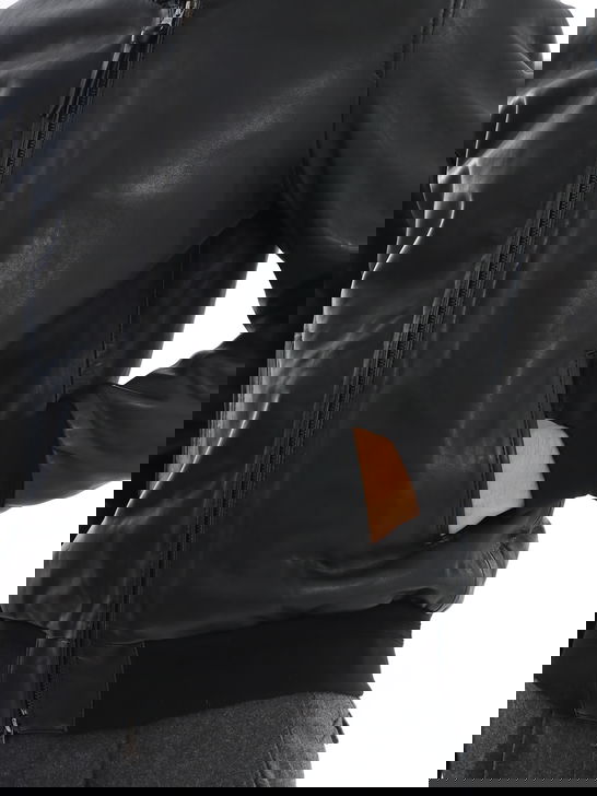 Proleather Giubbino Proleather Pelle Nero Presa