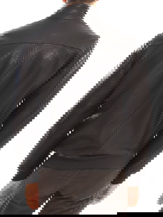 Proleather Giubbino Proleather Pelle Marrone Sconto