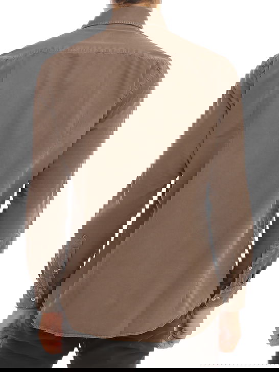 Bastoncino Camicia Bastoncino Gabardina Marrone Outlet