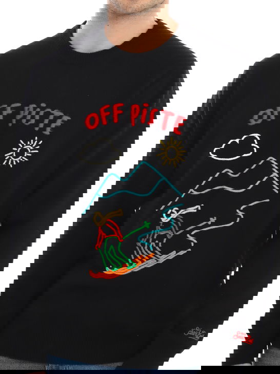 Mc2 Saint Barth Maglia MC2 Saint Barth Nero Spedizione Gratuita