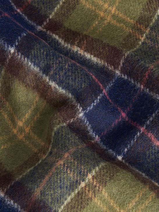 Barbour Sciarpa Barbour Tartan Verde Vendita Economica
