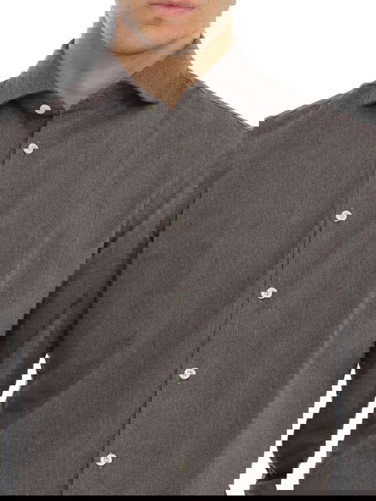 Bastoncino Camicia Bastoncino Flanellata Marrone Sottocosto