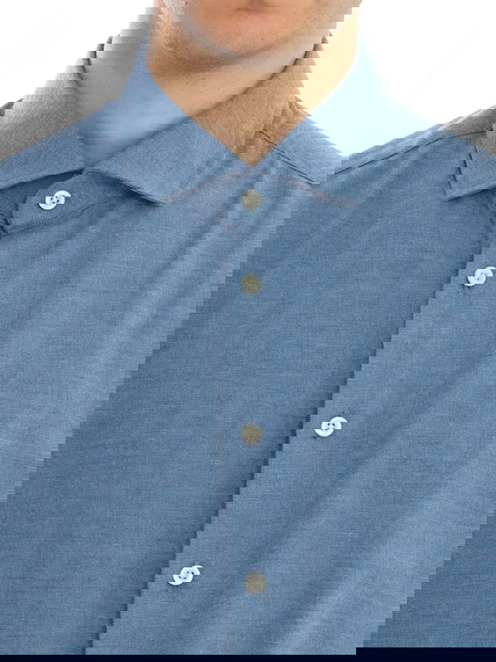 Bastoncino Camicia Bastoncino Flanellata Azzurro Sconto