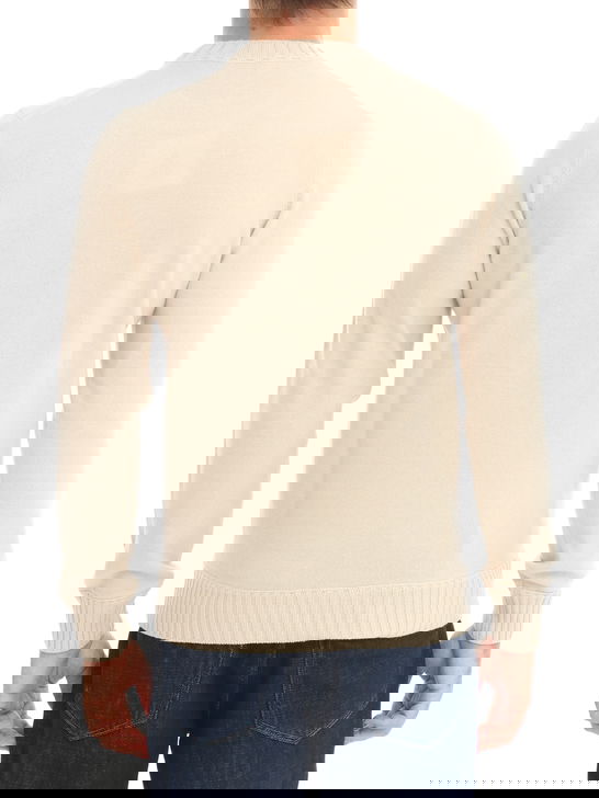 Magazzino Ricambi Maglia Magazzino Ricambi Cashmere Beige Vendita Calda