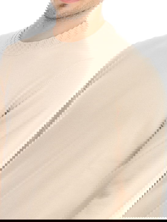 Magazzino Ricambi Maglia Magazzino Ricambi Cashmere Beige Vendita Calda