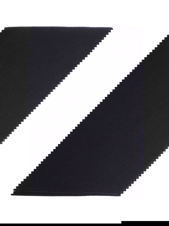 Barna Cashmere Sciarpa Barna Cashmere Bicolore Blu/Marrone Affare Del Giorno