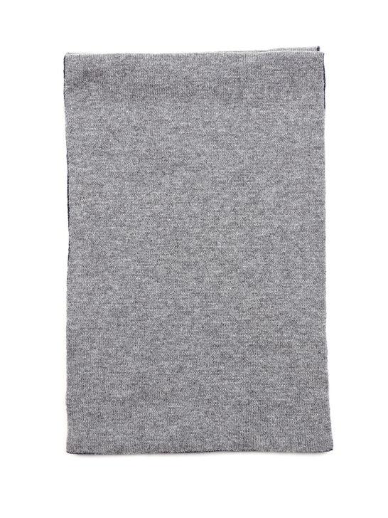 Barna Cashmere Sciarpa Barna Cashmere Bicolore Blu/Grigio Prezzo Ridotto