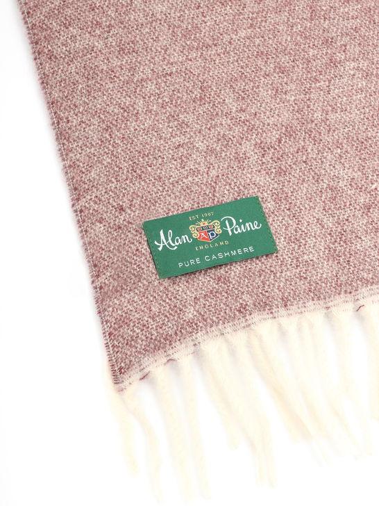 Alan Paine Sciarpa Alan Paine Tackely Cashmere Bordeaux Super Saving Price