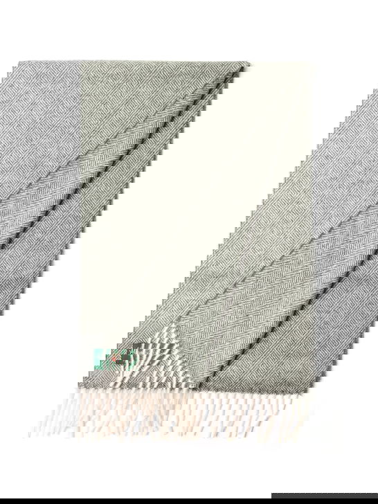 Alan Paine Sciarpa Alan Paine Kinross Cashmere Grigio Offerta