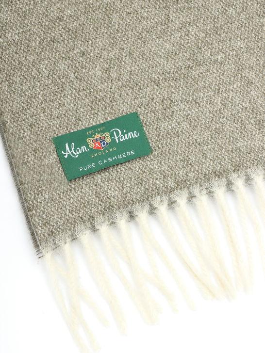 Alan Paine Sciarpa Alan Paine Tackely Cashmere Verde/Grigio Outlet