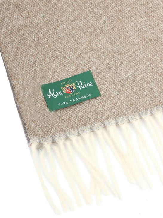 Alan Paine Sciarpa Alan Paine Tackely Cashmere Marrone/Azzurro In Vendita