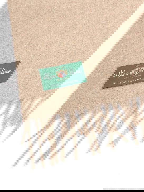 Alan Paine Sciarpa Alan Paine Risbury Cashmere Beige Promozione temporanea
