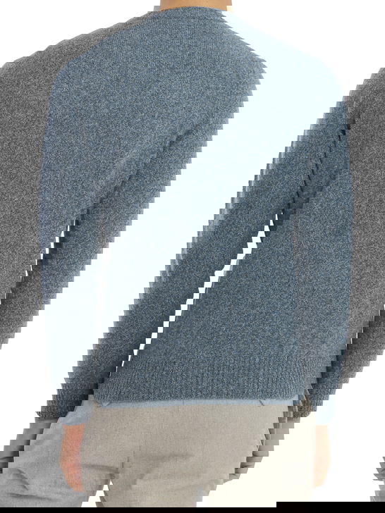 Magazzino Ricambi Maglia Magazzino Ricambi Mouliné Grigio Vendita Calda