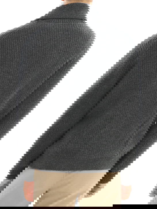 Rakki Cardigan Rakkì Sciallato Grigio Nuova